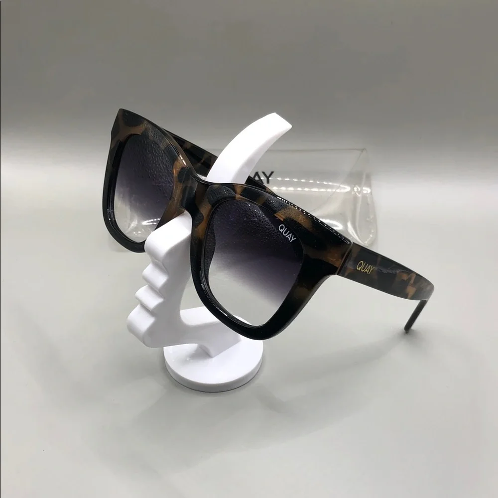 Quay Australia AFTER HOURS tortoise black fade Sunglasses oversized style.
